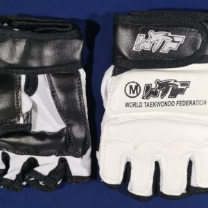 Перчатки WTF размер S белые тхэквондо карате