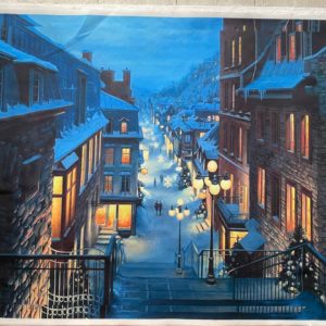 Постер на холсте "Ночь накануне Рождества Евгений Лушпин"