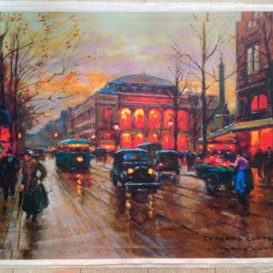 Картина на холсте "Париж, художник Леон Кортез"