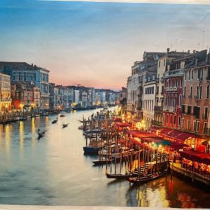 Постер на холсте "Венеция Гранд канал на закате"