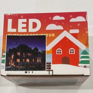 Фонарь-проектор новогодний уличный