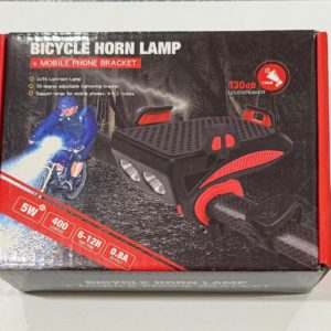 Велосипедный фонарь с держателем для телефона синий