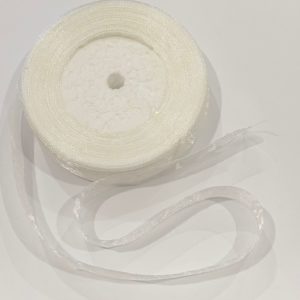 Лента ORGANZA RIBBON 25MM 45 м, БЕЛАЯ