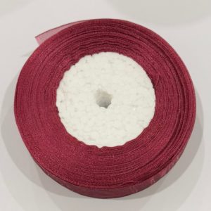 Лента ORGANZA RIBBON 25MM 45 м, БОРДОВАЯ