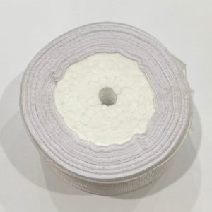 Лента репсовая GROSGRAIN RIBBON MIKE 40MM 18 м, БЕЛАЯ