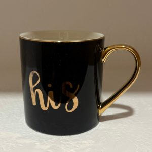 Керамическая кружка  HIS цвет Черный