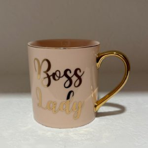 Керамическая кружка BOSS LADY цвет розовый