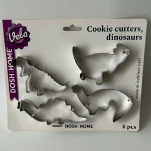 Формочки для печения VELA, динозавры, 4 шт.