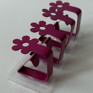 Клипса для скатерти IRSA, цветы, 4 шт.