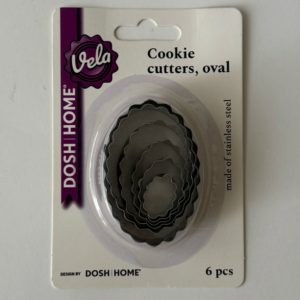 Формочки для печенья VELA, овал, 6 шт.