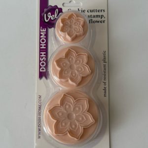 Формочки с печатью для печения VELA, цветок, 3 шт.