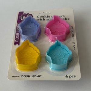 Формочки с печатью для печенья VELA, кекс, 4 шт.