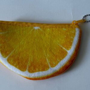 Косметичка-кошелек Фрукты яркие 12см  Лимон