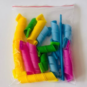 Бигуди-спирали с крючком 15 предметов