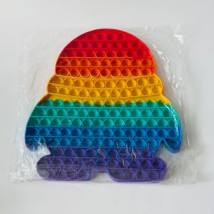 Сенсорная игрушка антистресс радужный пингвин