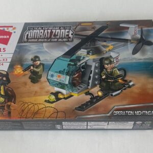 Конструктор COMBAT ZONE Операция Соловей, 124 детали, Qman