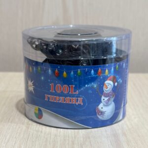 Гирлянда 100 ламп 6 метров красно-зеленый-желто-синяя