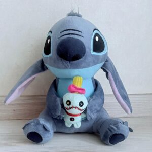 Мягкая игрушка «Стич с куклой»  25 см