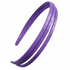 Ободок для волос сиреневый