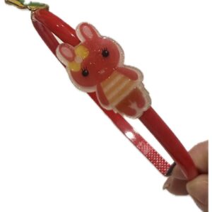 Ободок детский для волос красный